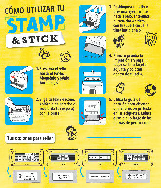 Rotulador escolar STAMP & STICK