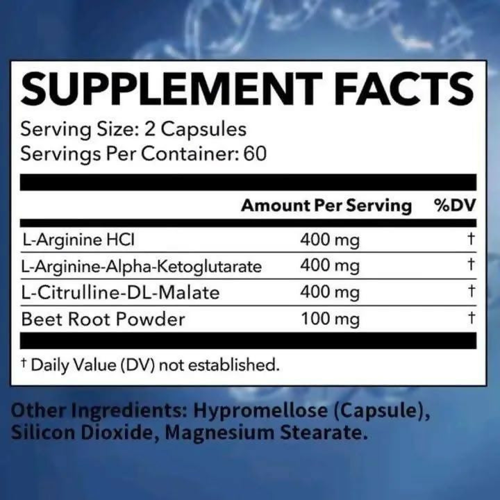 L-Arginina / Nitric Oxide Precursor