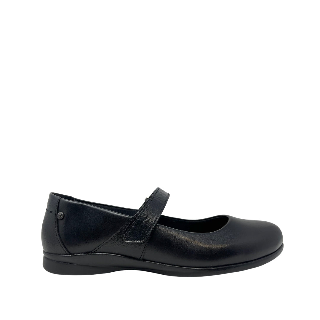 Ballerinas escolares Nicolette para mujer color negro