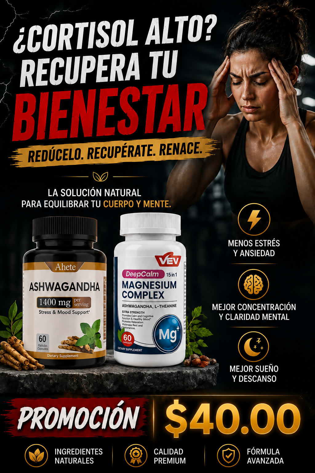 TRATAMIENTO PARA BAJAR EL CORTISOL