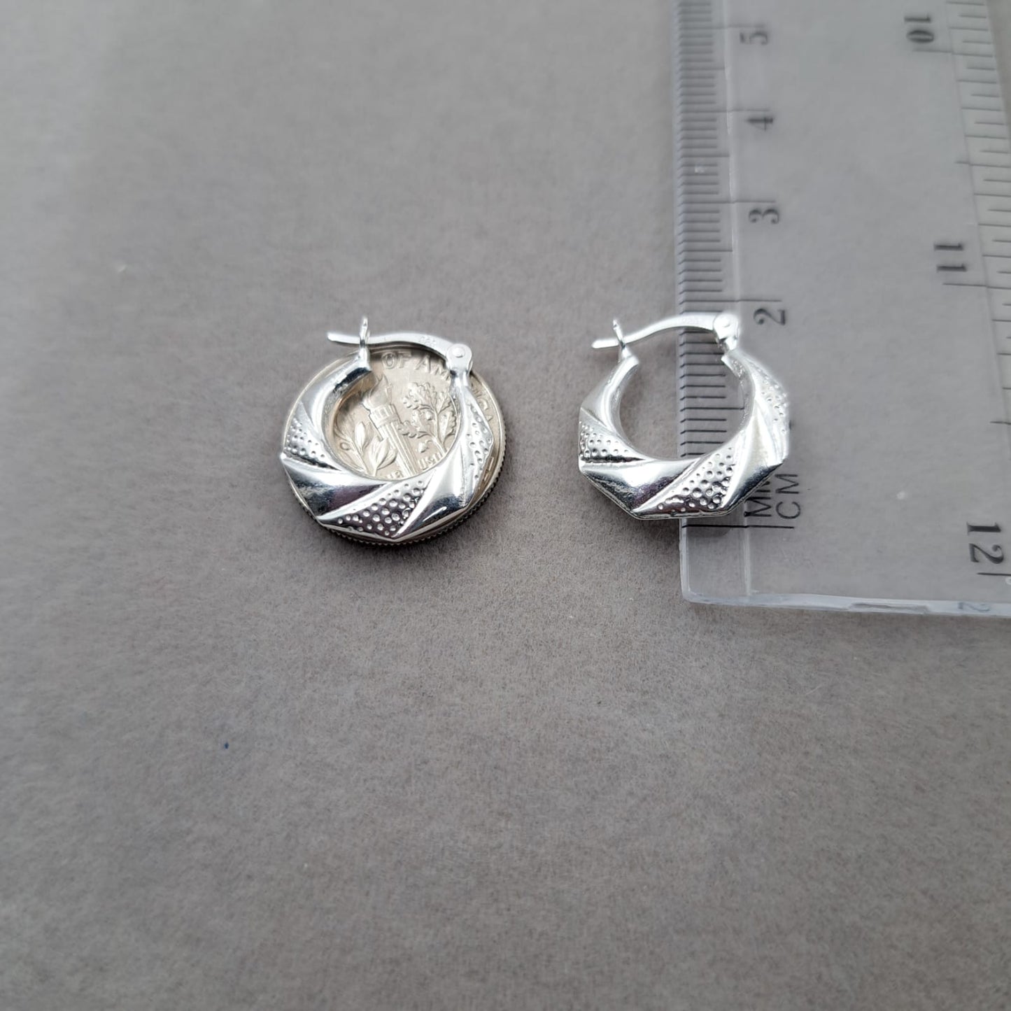 Arete Flor Plata S925