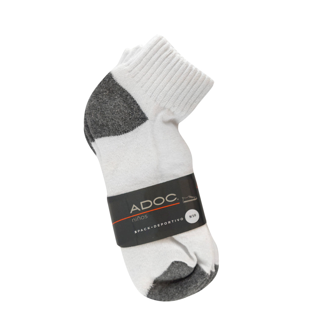 Calcetines escolar blanco (3pack)