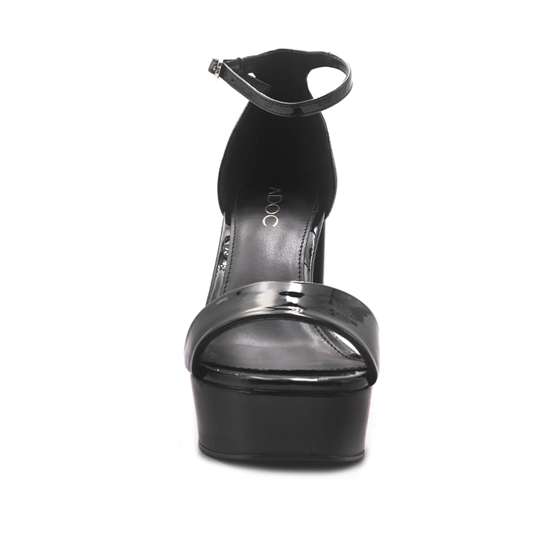 Sandalias de tacón Omega para mujer color negro