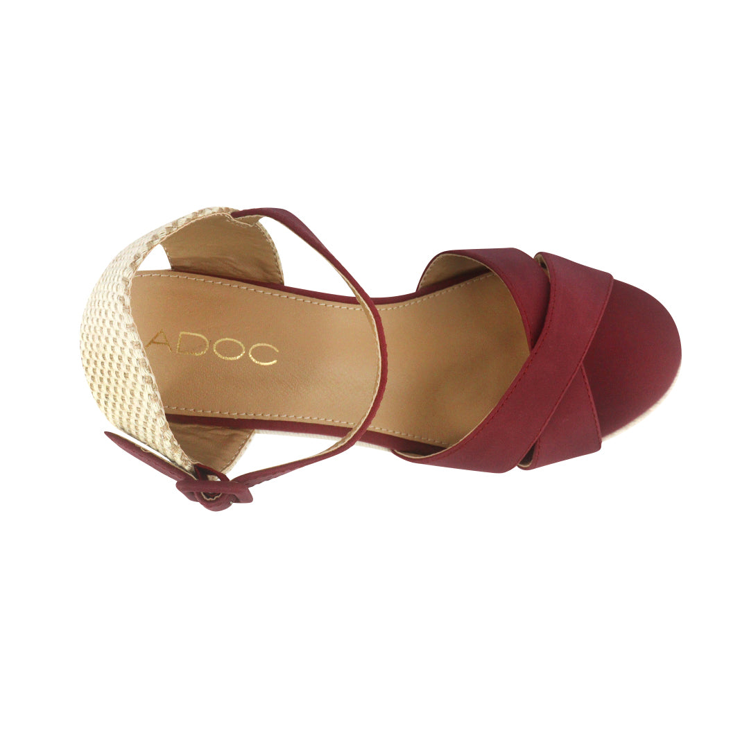 Sandalias Lya burgundy para Mujer