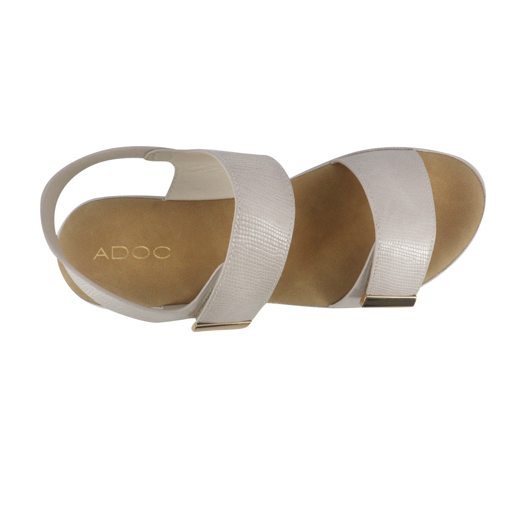Sandalias flats Carlota color blanco