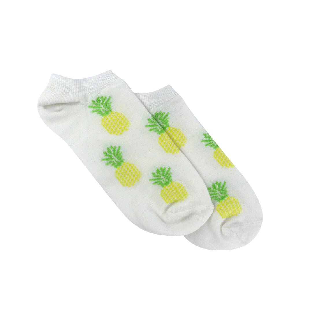 Calcetines Piña blanco