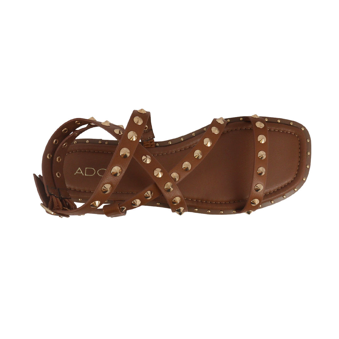 Sandalias flats Gia color tan