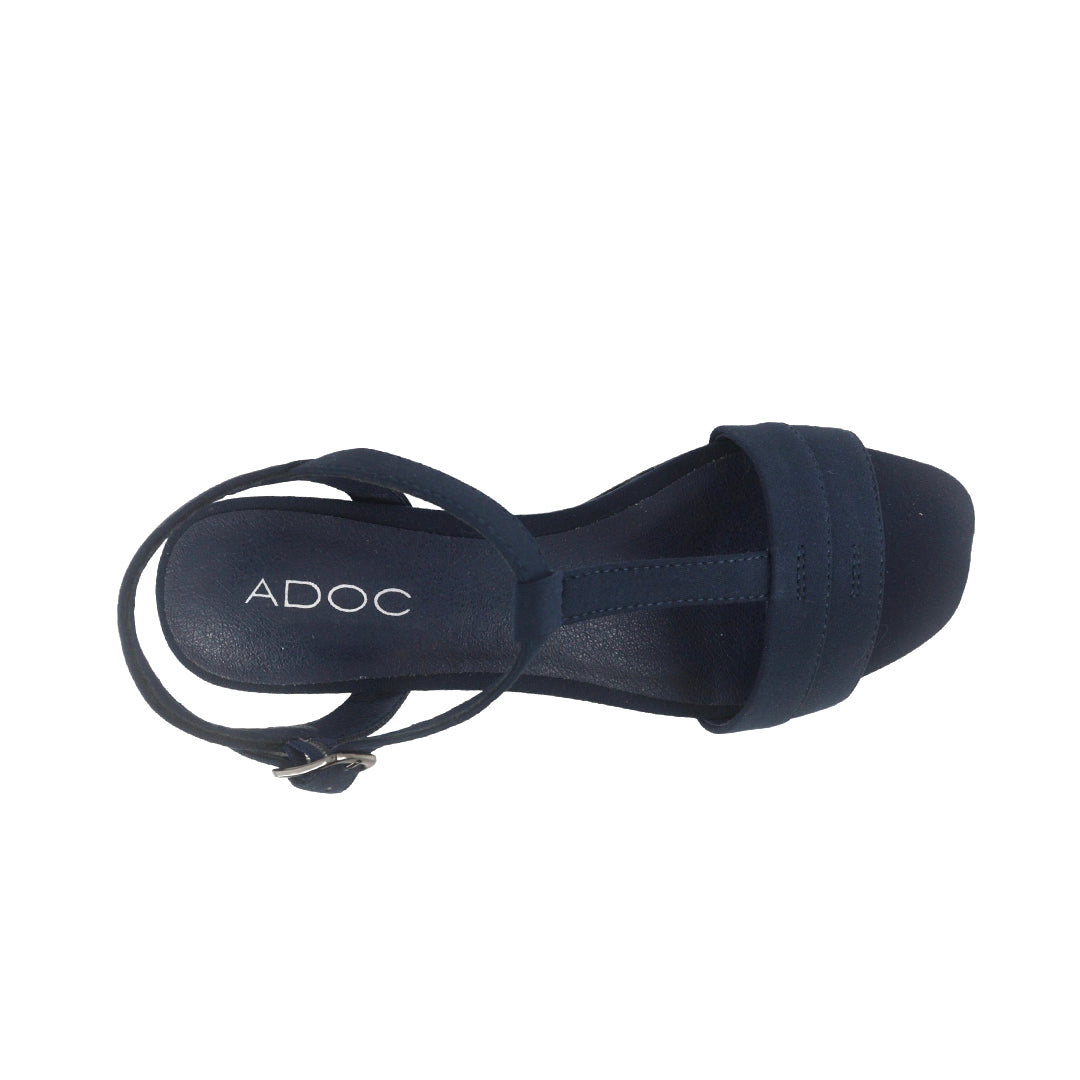 Sandalias de cuña Valeta color navy