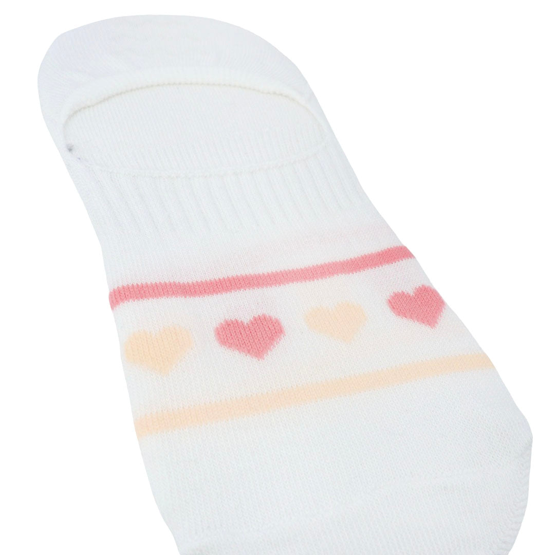 Punteras invisibles Invcorazon color blanco unisex