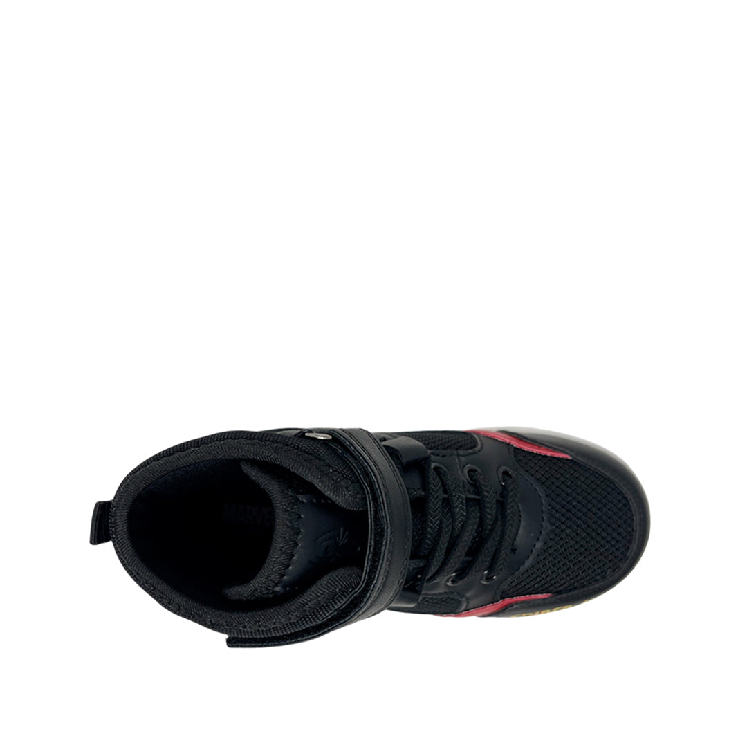 Sneakers Spider para niño color negro