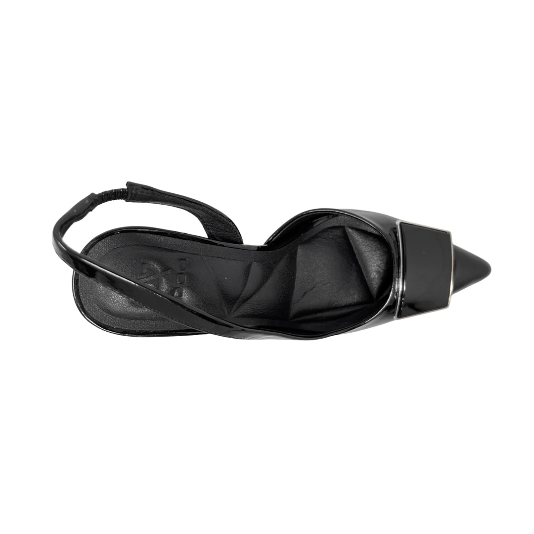 Tacones slingback Atlas para mujer color negro