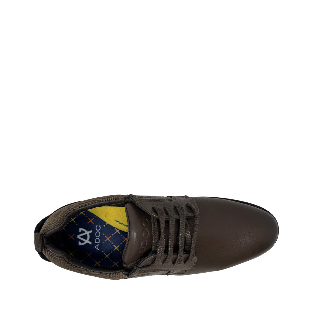 Zapatos escolares Wyatt para niño color café