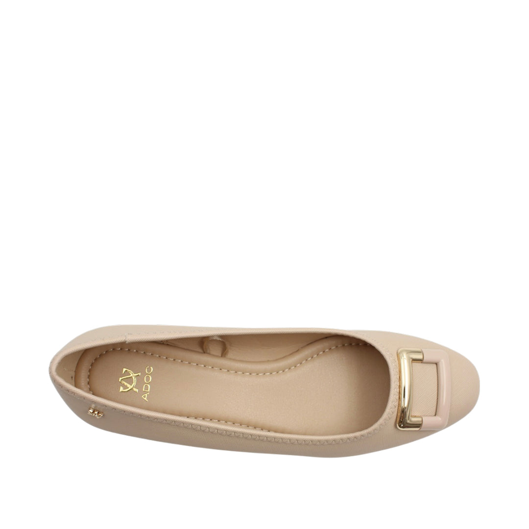 Cuñas Grace para mujer color nude