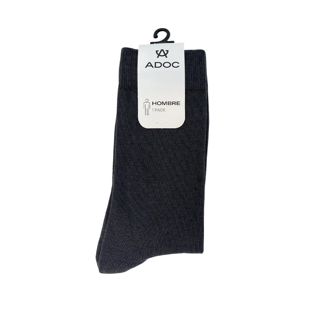 Calcetines Liso para hombre color gris