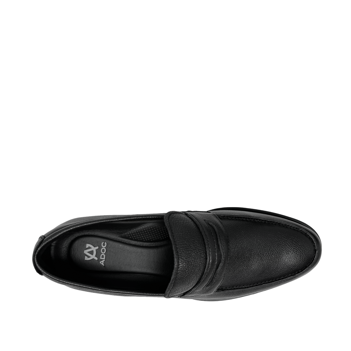 Oxfords slip on Troy para hombre color negro