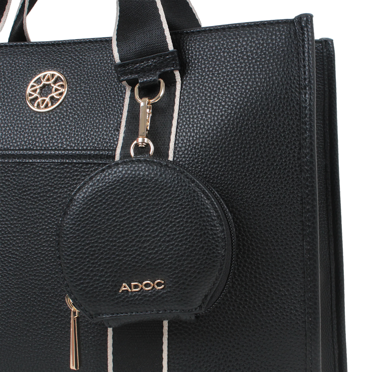 Cartera tote Ornella para mujer color negro