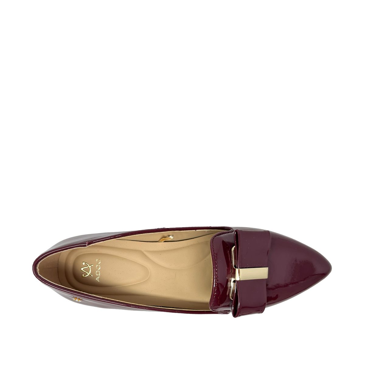 Ballerinas Leonor para mujer color vino