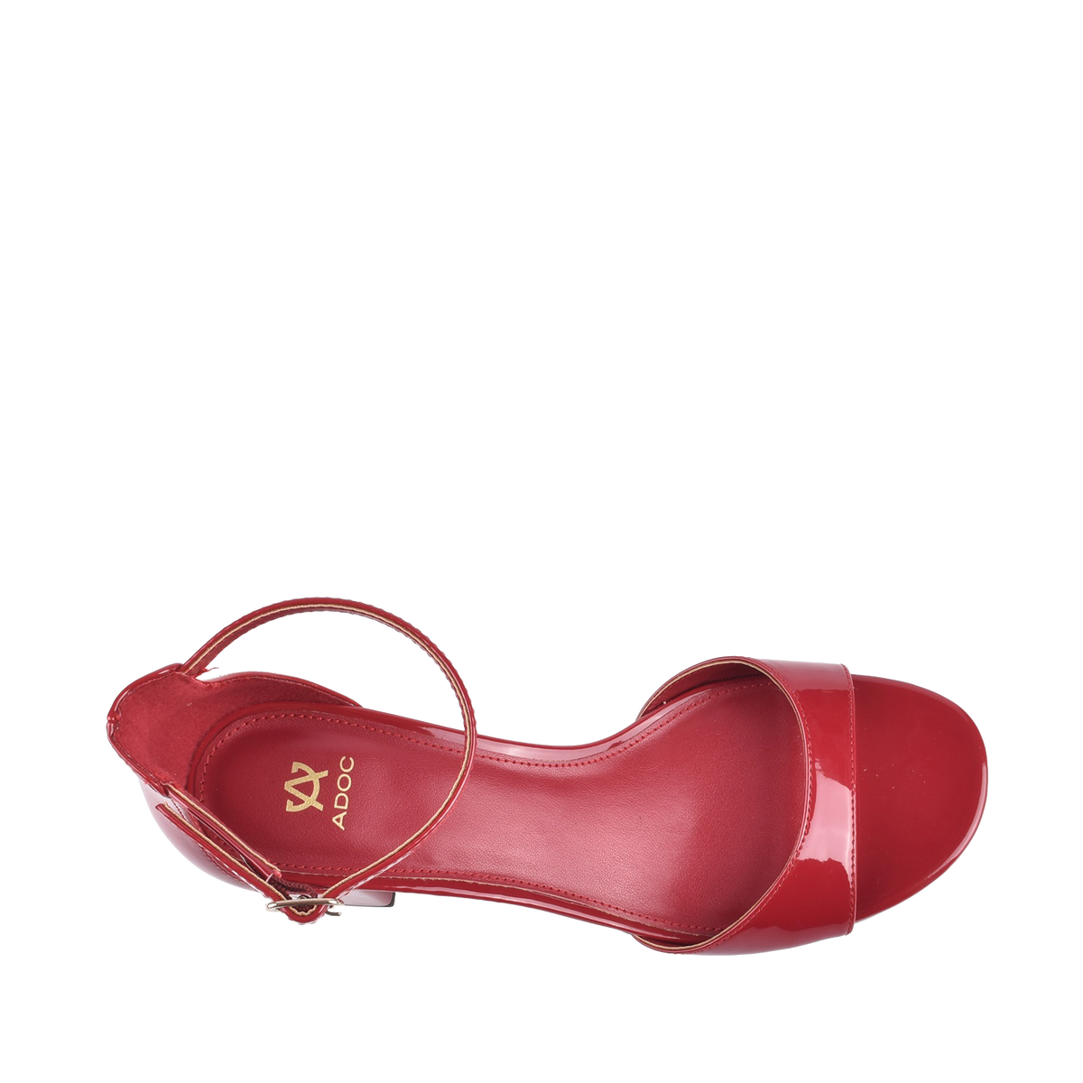 Sandalias de tacón Lily para mujer color vino