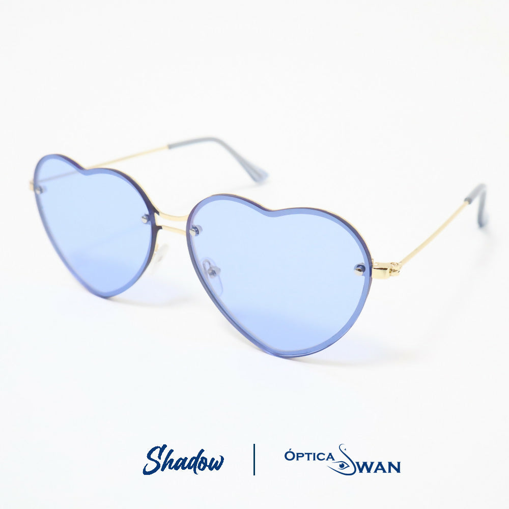 Shadow heart blue