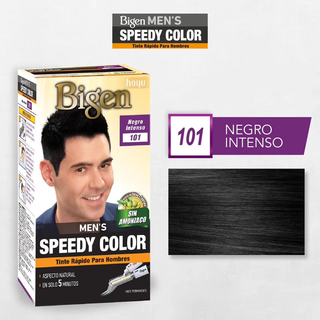 Tinte Men´s Speedy Color No.101 - Negro Intenso (BIGEN)