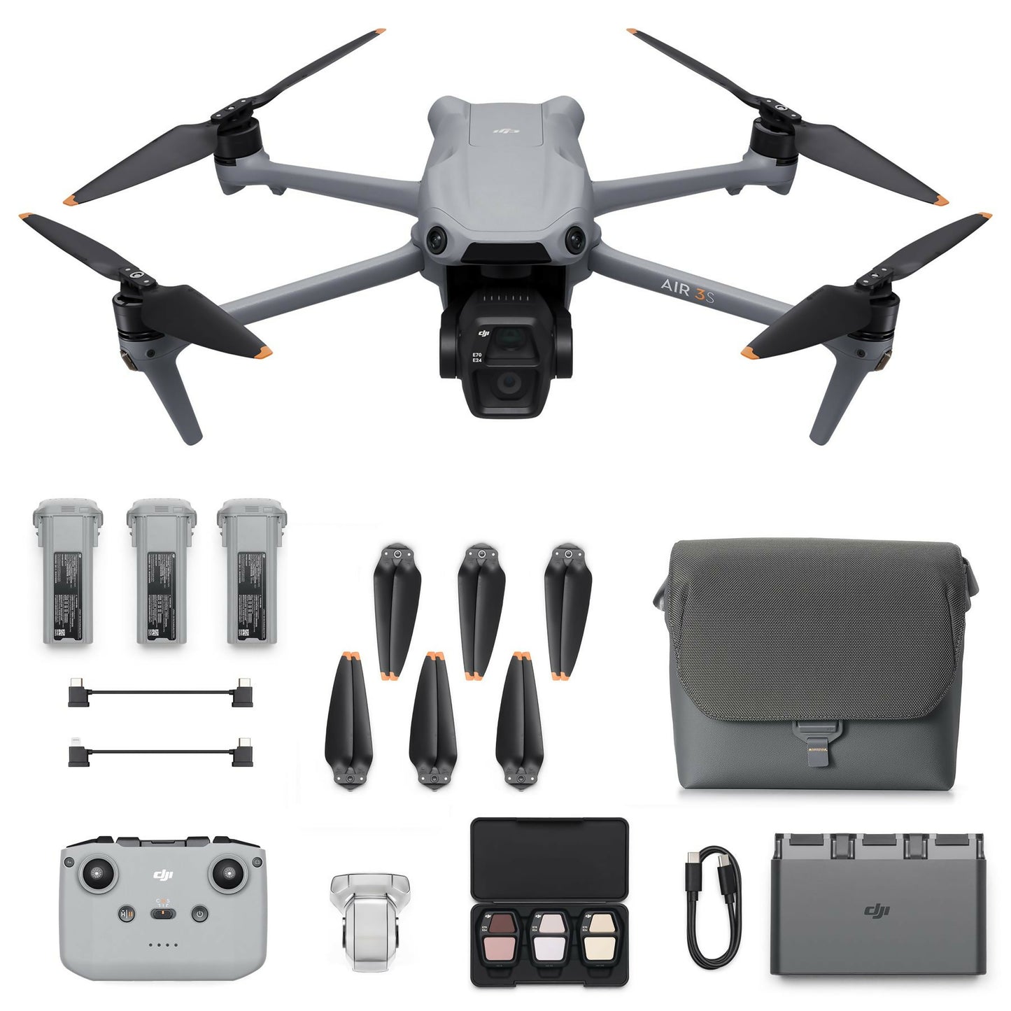 DJI Air 3S Fly More Combo DJI RC-N3