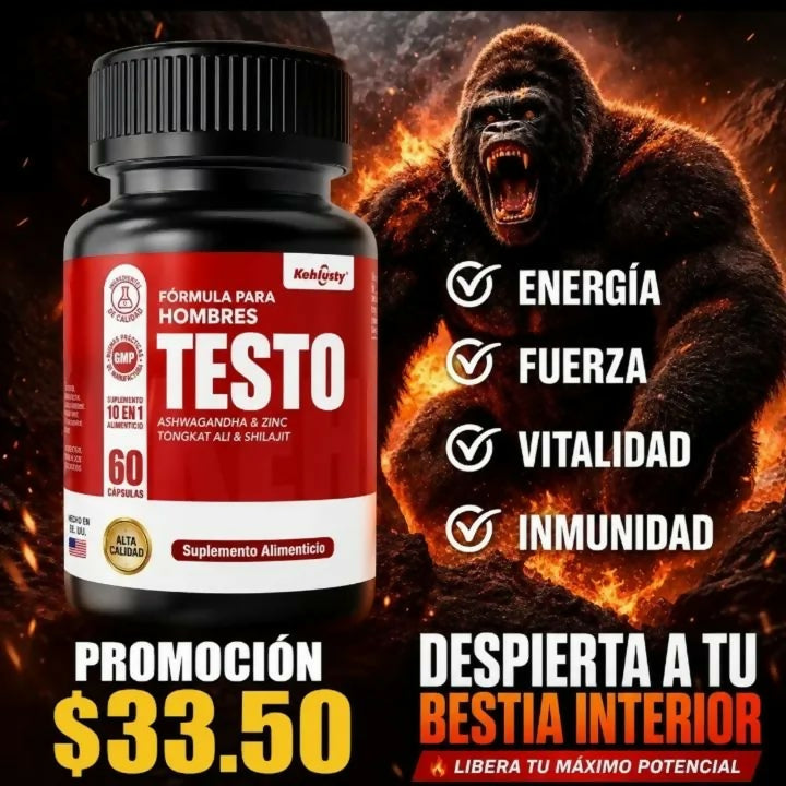 Potenciador Sexual Masculino / 💪 MAN'S TESTO