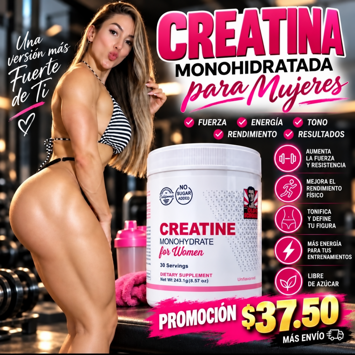CREATINA PARA MUJER