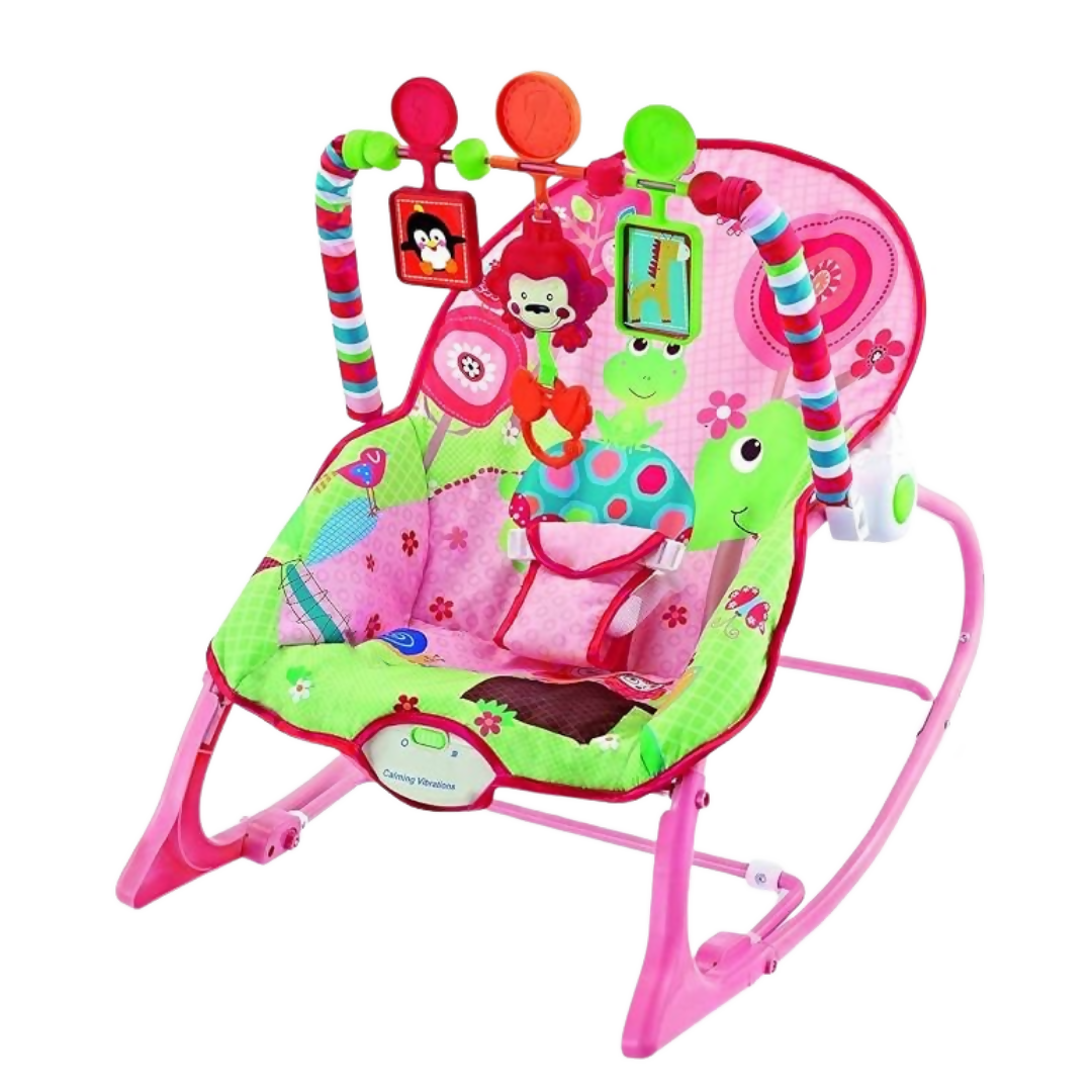 Silla mecedora con vibración para bebé