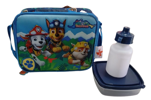 LONCHERA PAW PATROL CON ACCESORIOS