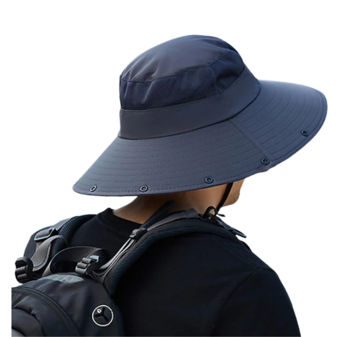 Sombrero Cubrenuca Gris