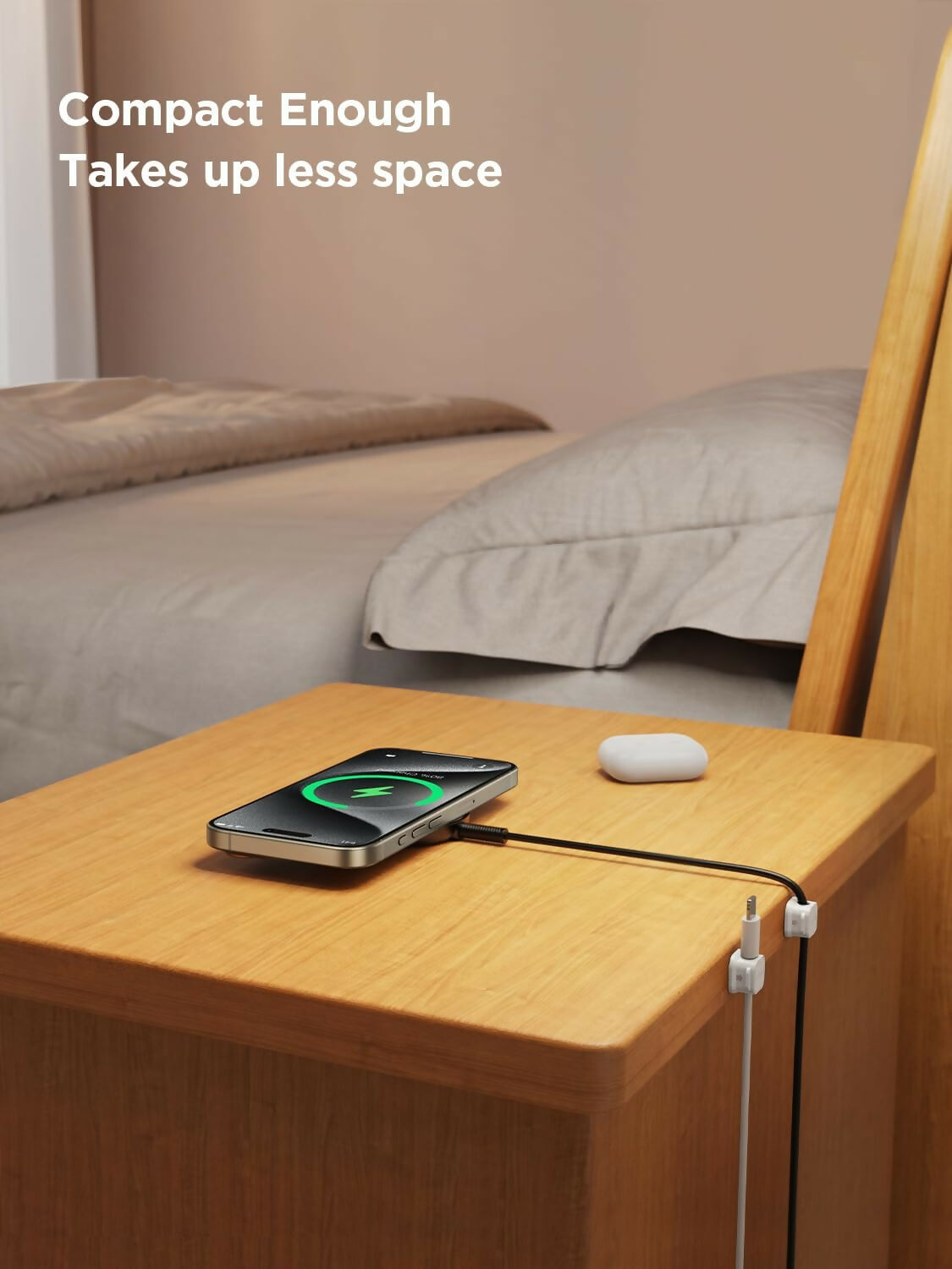 Paquete de 6 clips magnéticos para cables