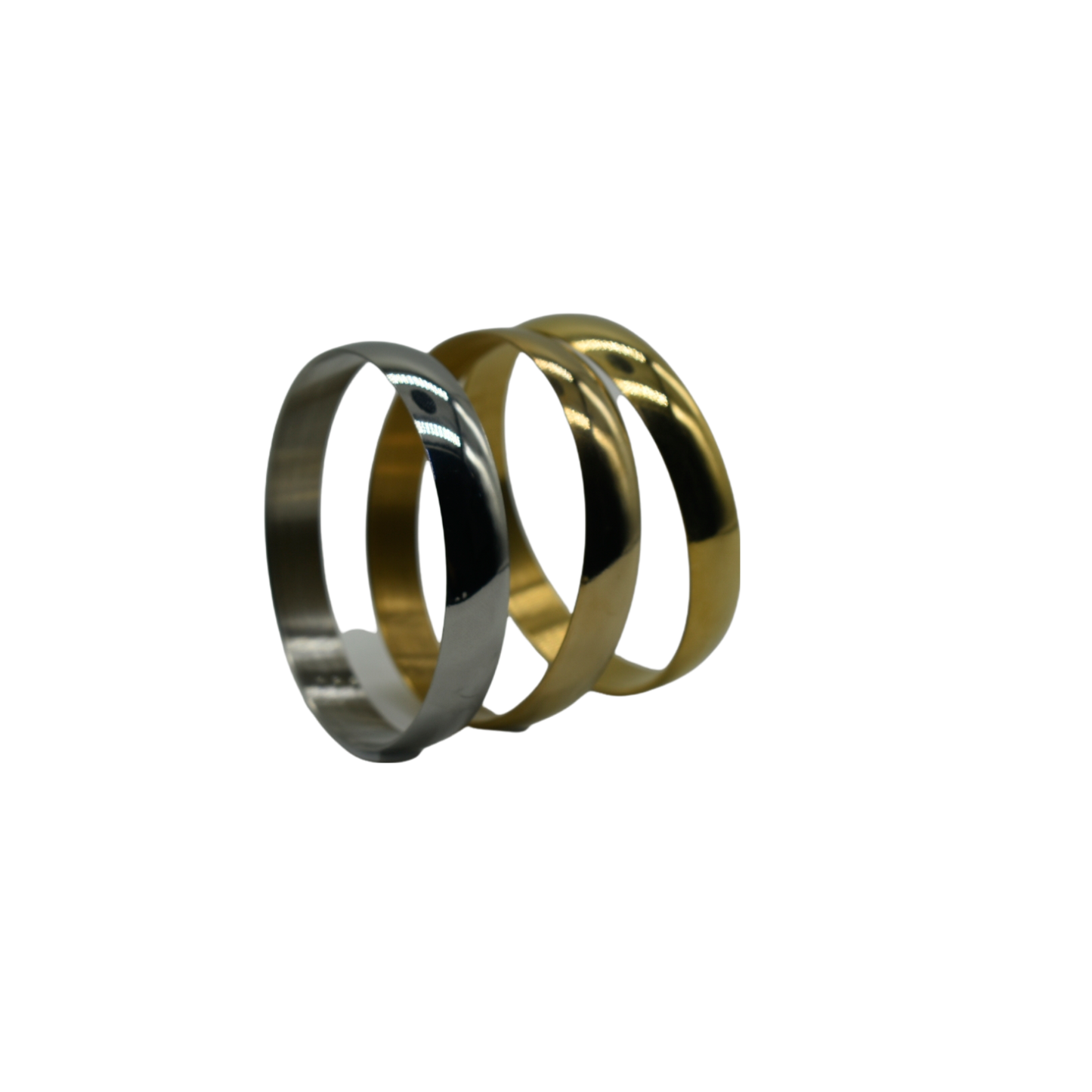 Set - 3 pulseras rigidas gruesas