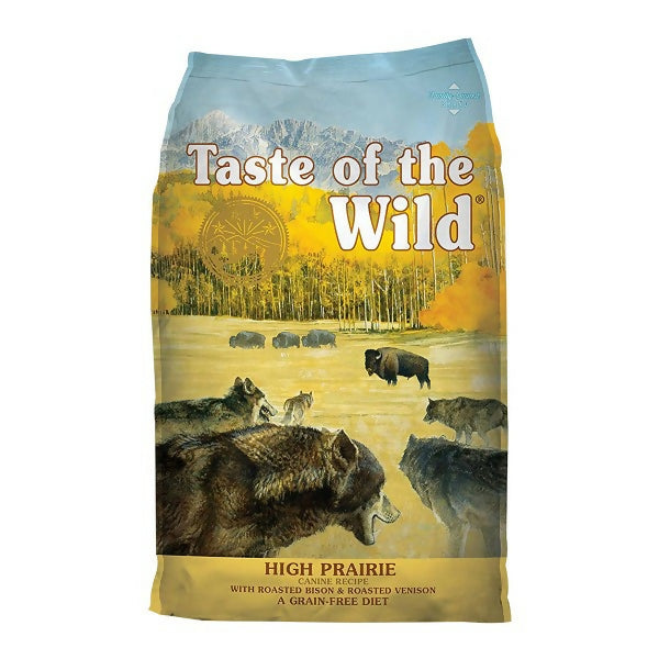 TASTE OF THE WILD CANINE HIGH PRAIRE 2KG, 5.6KG, 12.2KG