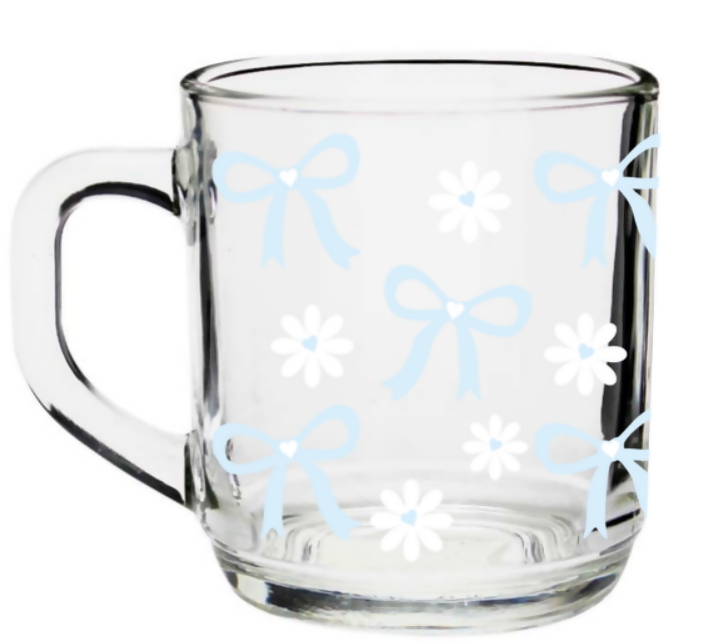 Taza moñitos celeste baby