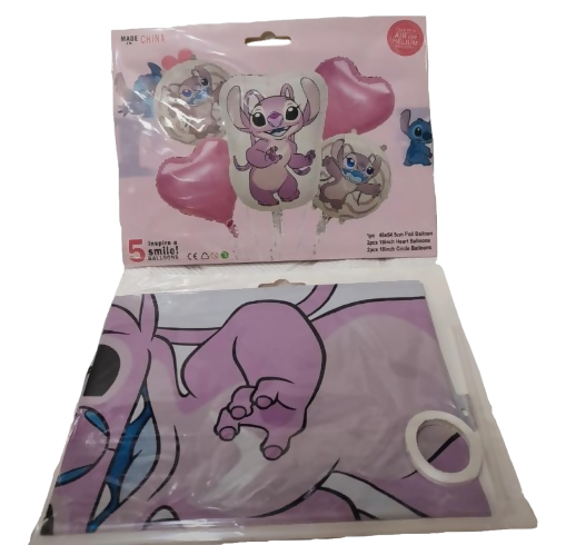 SET DE GLOBOS ANGEL STITCH
