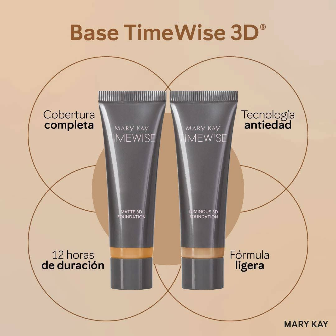 Base TimeWise 3D acabado luminoso