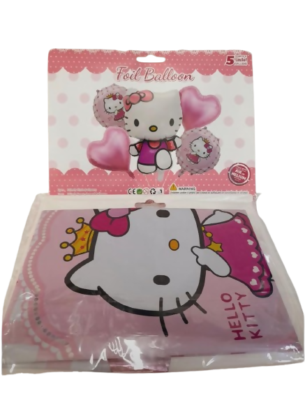SET DE GLOBOS HELLO KITTY