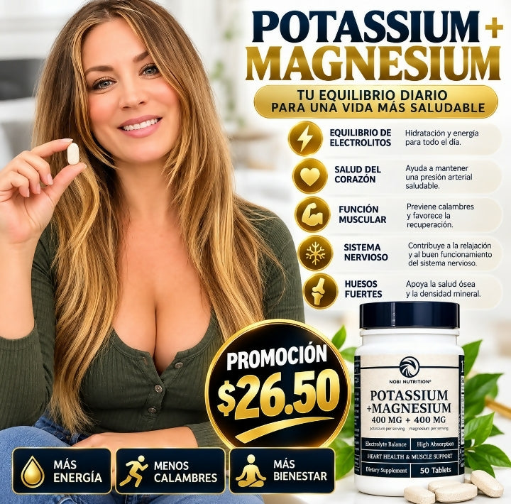 POTASSIUM + MAGNESIUM