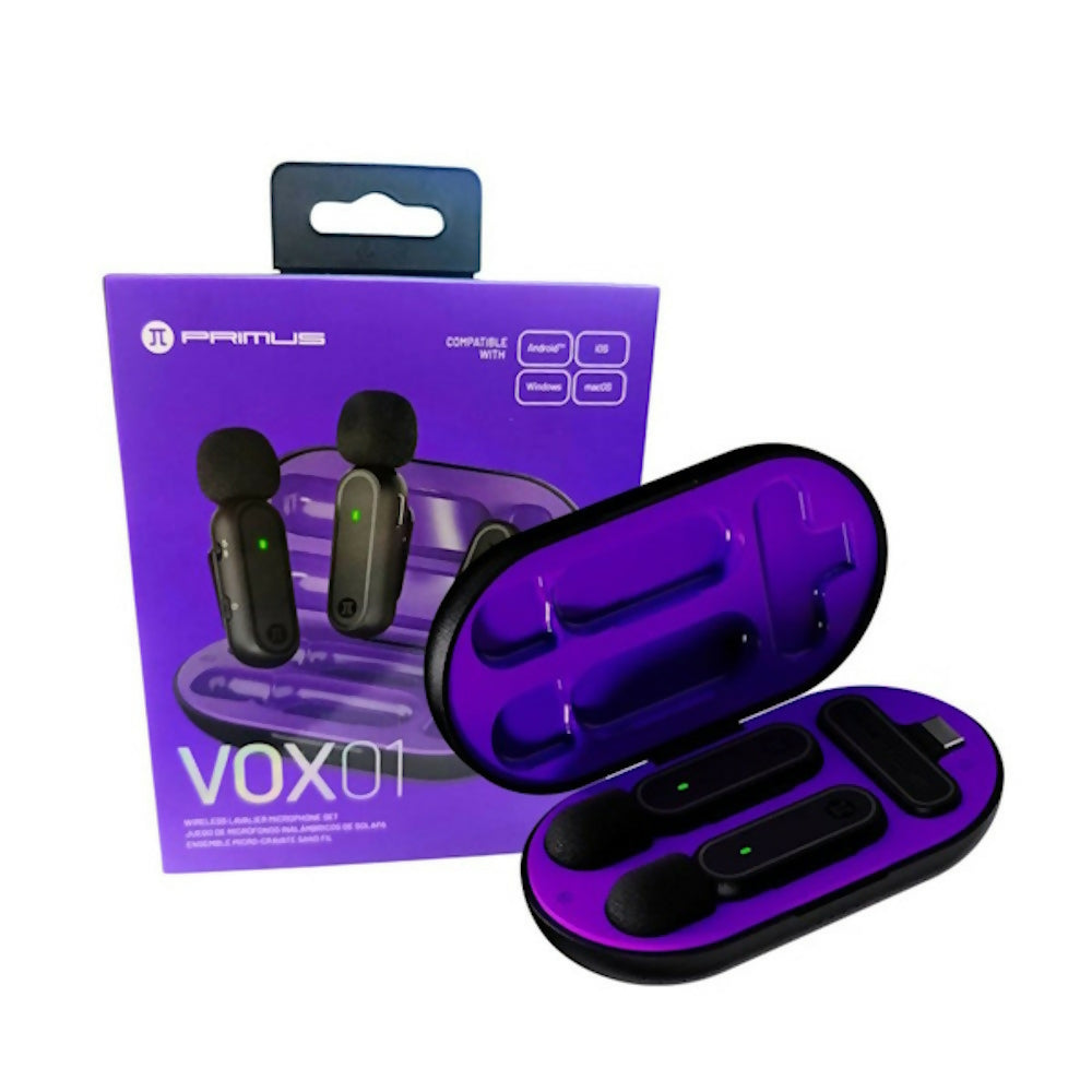 Micrófono Inalámbrico Dual USB-C VOX01 Primus