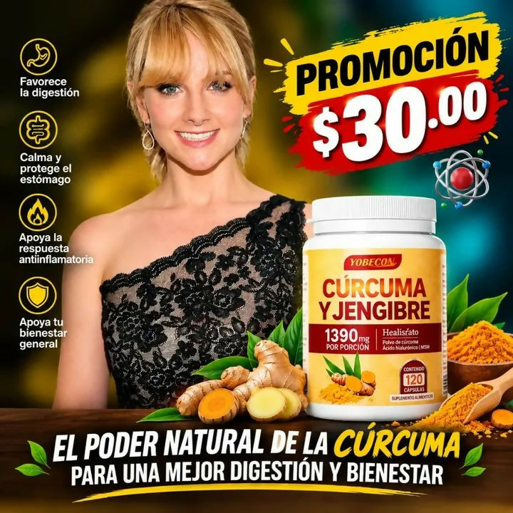 GLUCOSAMINA + CONDROITINA + MSM + CÚRCUMA.