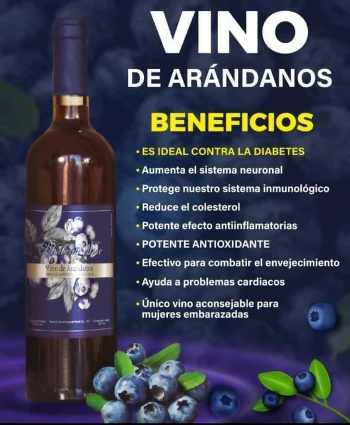 VINO DE ARANDANOS