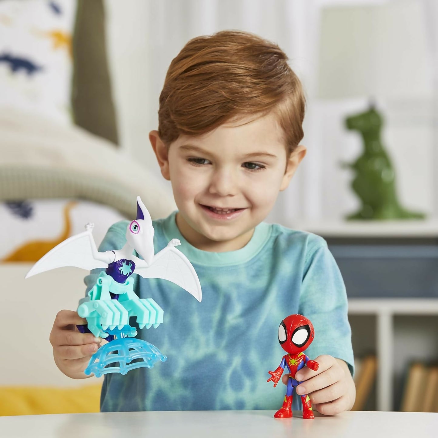 Spidey and his Amazing Friends Marvel Dino-Webs Ghostasaurus & Spidey.
