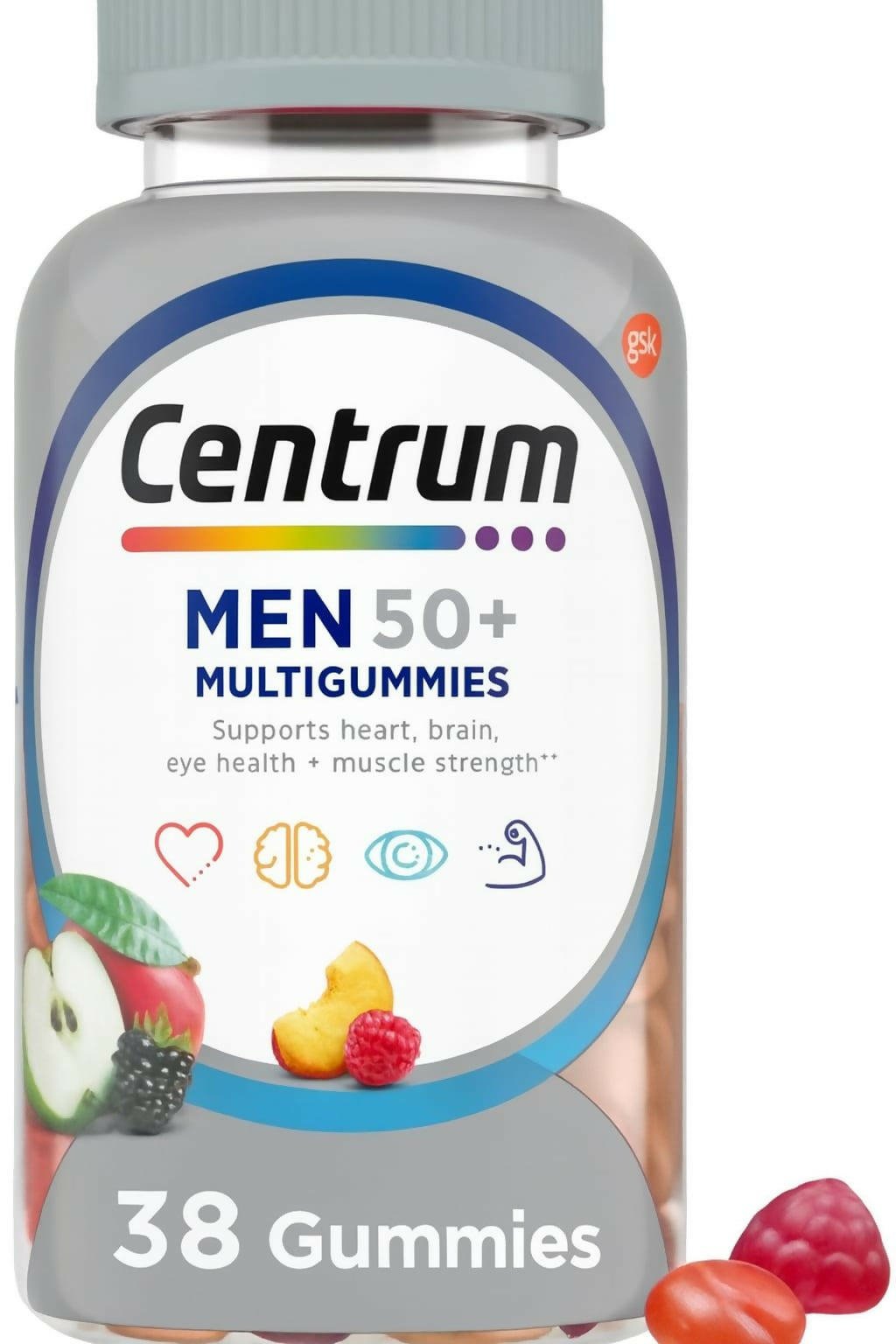 Multivitaminico Hombre 50+ (38 Gomitas)