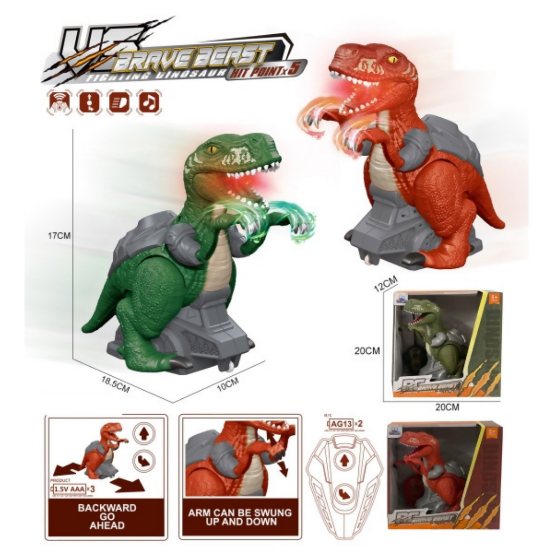 Dinosaurio a control remoto con sonido