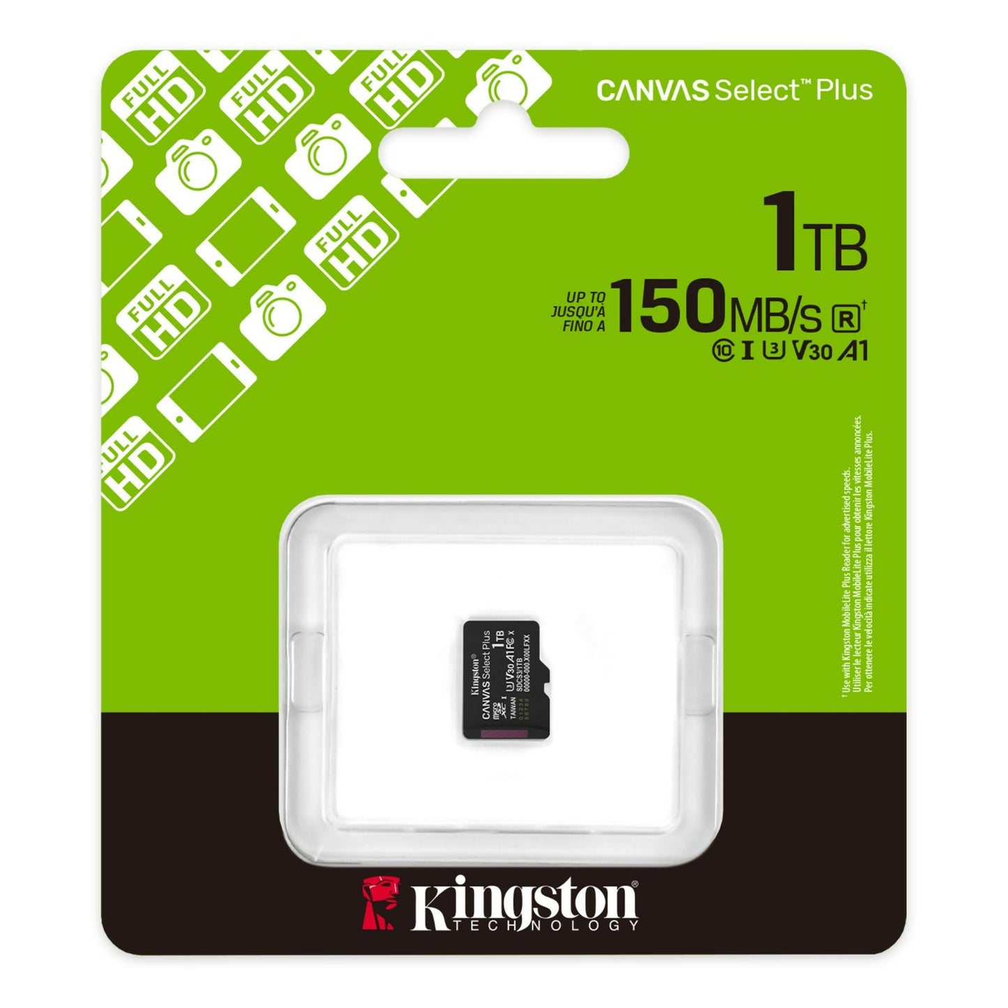 MicroSDHC Kingston 1TB microSDXC