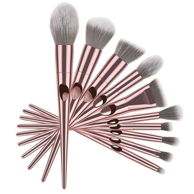 Set de 10 brochas de Maquillaje Golden Rose Luxury