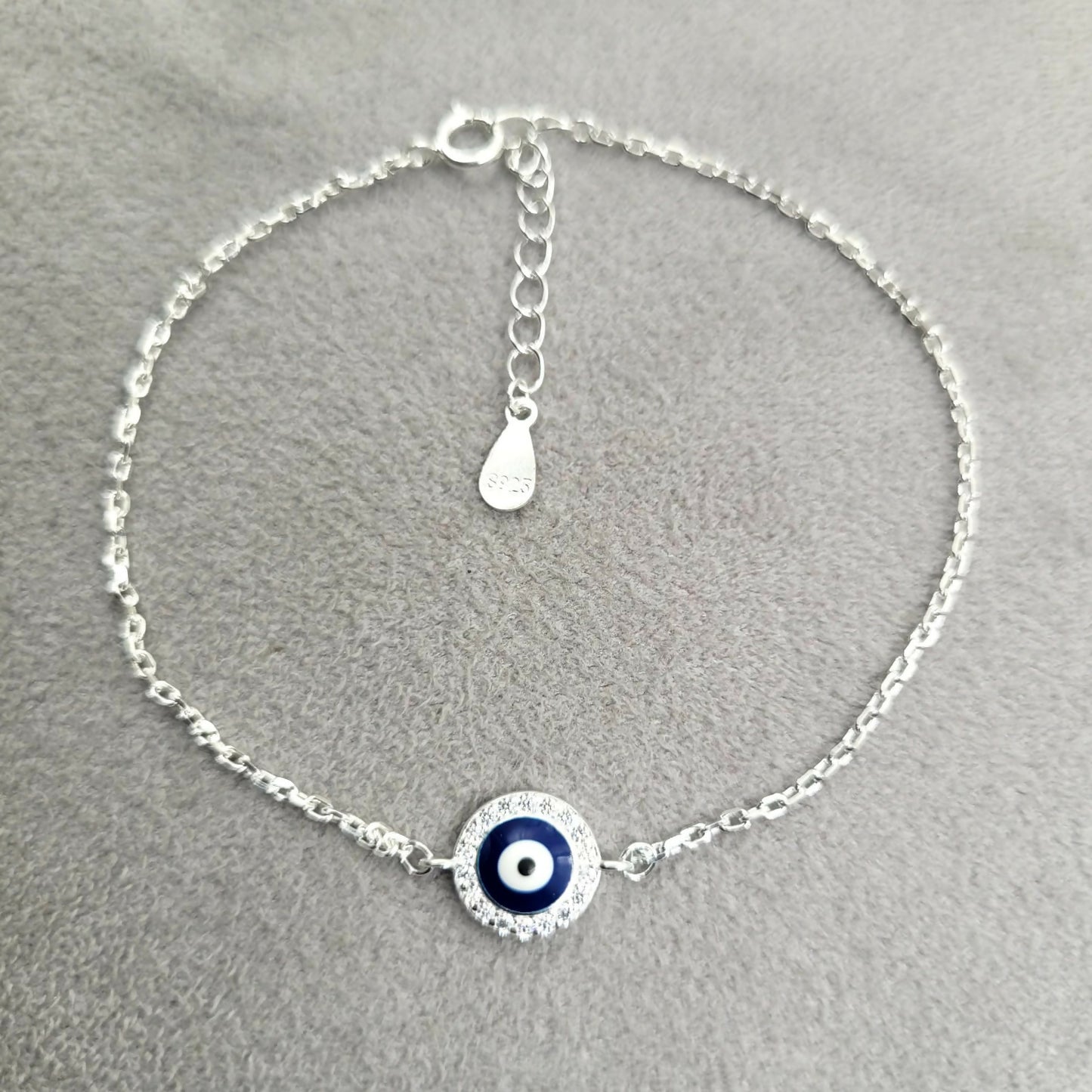 PULSERA OJO TURCO PLATA 925