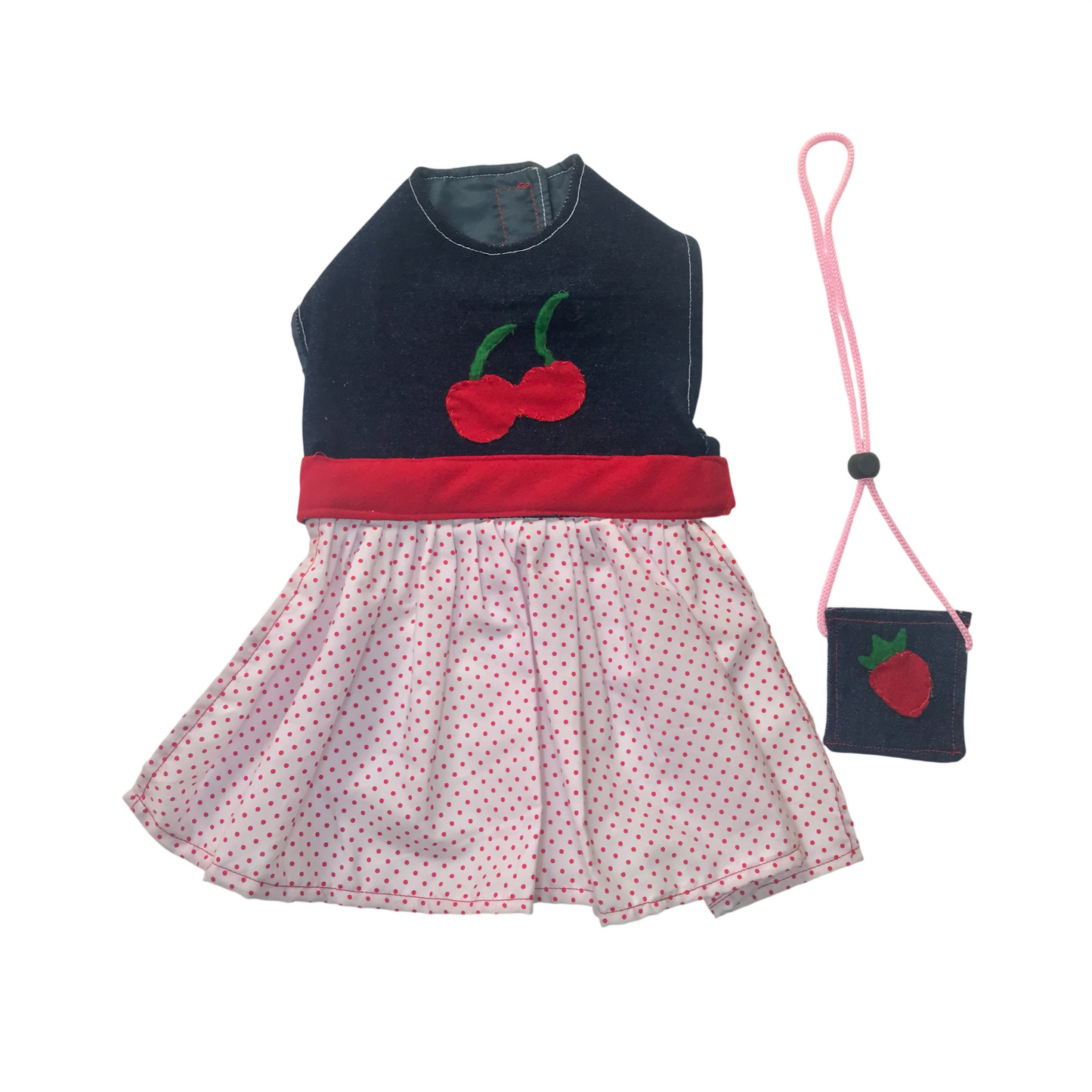Vestido de Gala para Perritas con Bolso y Bandolera Incluida