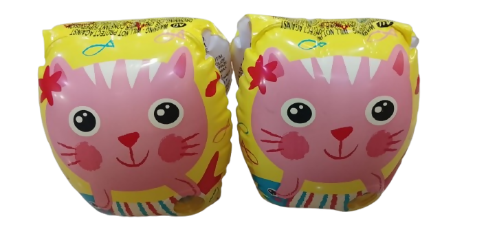 FLOTADORES DE BRAZOS DE GATITOS FELICES