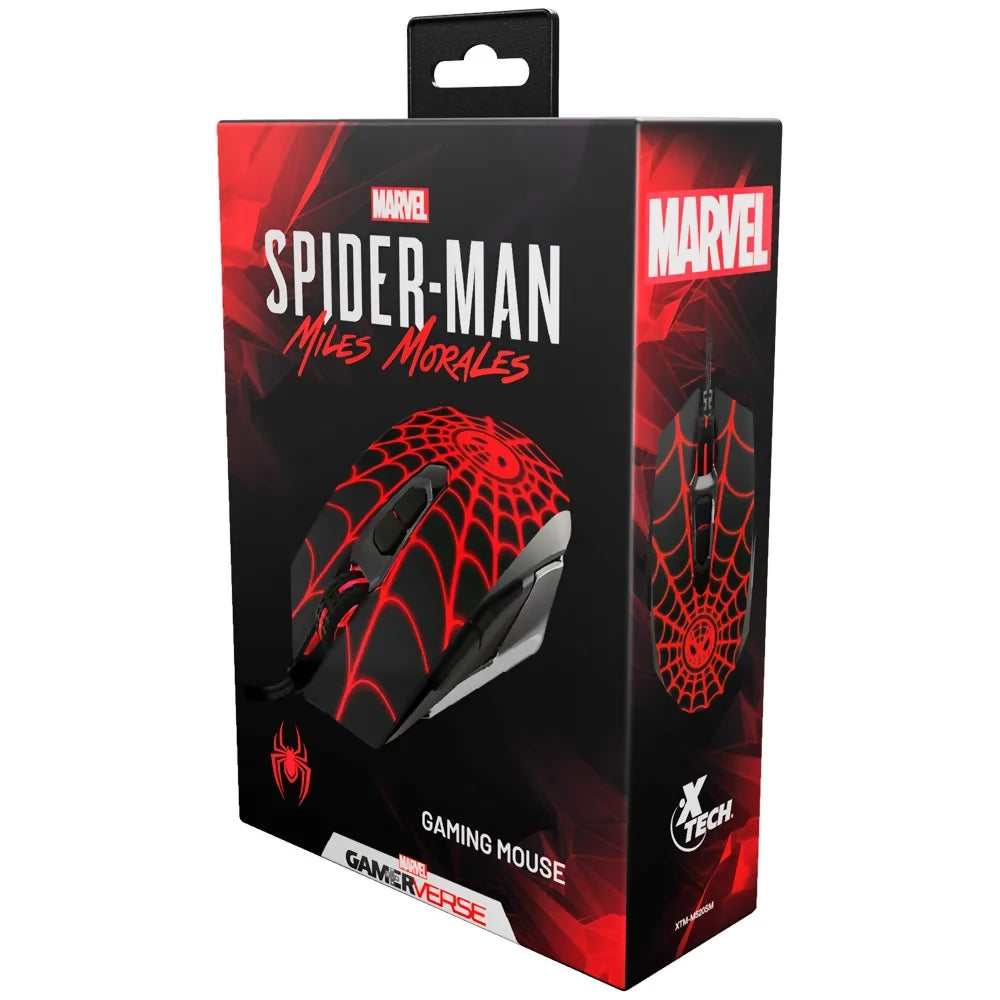 Marvel Spider-Man gaming mouse wrd w/light